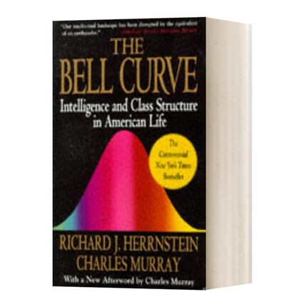 英文原版 The Bell Curve  Intelligence and Class Structure in American Life  钟曲线 美国生活中的智商和阶级结构 进口英语书