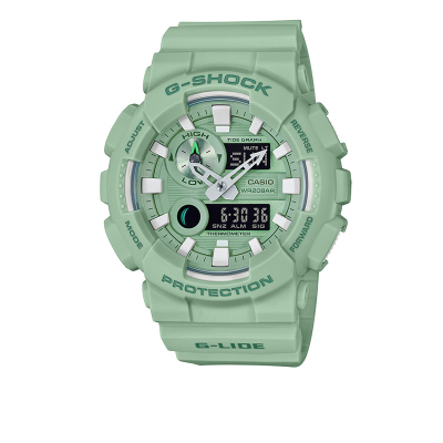 casio卡西欧手表gshock嫩绿色GAX100CSA独角兽运动男女表