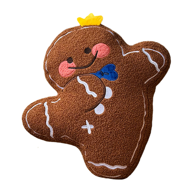 圣诞树姜饼人抱枕毛绒玩具装饰