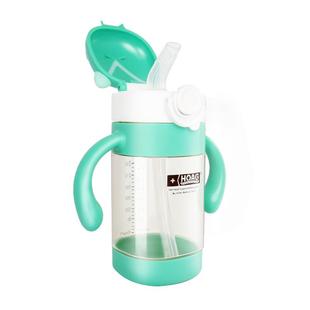 霍格Hoag学饮杯宝宝吸管杯奶瓶ppsu婴儿6个月1岁鸭嘴杯儿童喝水杯