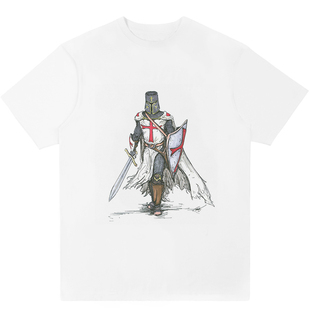 圣殿骑士Templar Knight男士短袖T恤打底衬衫