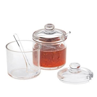 亚克力辣椒罐商用饭店餐厅用装调料的罐子辣椒罐糖缸味精盒调料罐