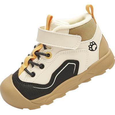 巴拉巴拉学步鞋男女童高帮鞋加绒