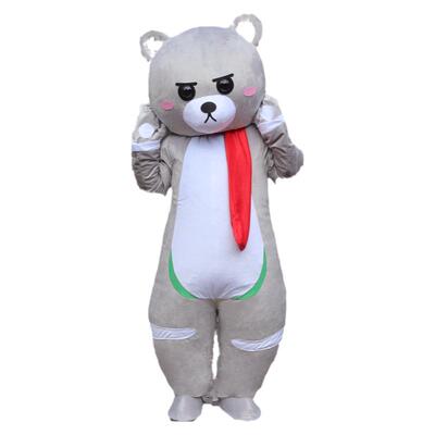 玩偶头套开心熊充气衣服卡通人偶