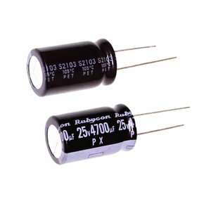Rubycon 进口电解电容 25v4700uf 16*25MM 日本红宝石PX 一件包邮