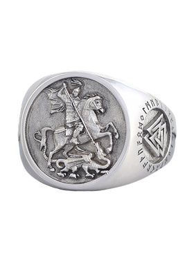 复古经典男士s925银戒指