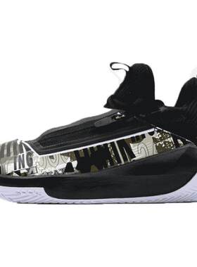 Nike/耐克正品AJ 男子迷彩涂鸦运动气垫缓震威少耐磨篮球鞋AQ0394