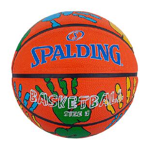 斯伯丁篮球3号橡胶耐磨儿童幼儿玩具篮球室外玩具礼物篮球