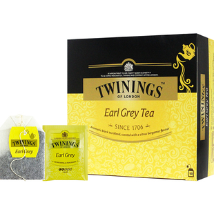 临期Twinings川宁茶 豪门伯爵红茶50片 独立餐饮袋泡茶包烘焙茶粉