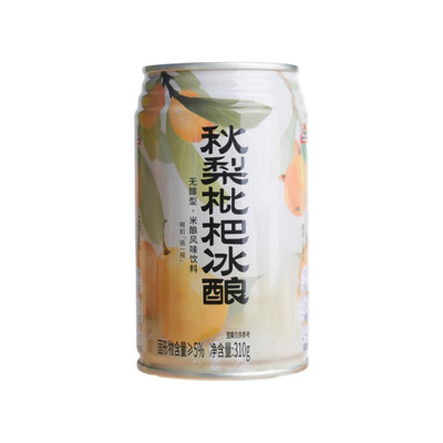 生龙秋梨枇杷冰酿无醇型风味饮料