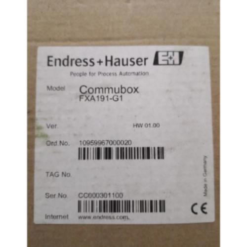 议价EH FXA191-G1 恩德斯豪斯全新Hart通讯接口模块 Commubox FXA