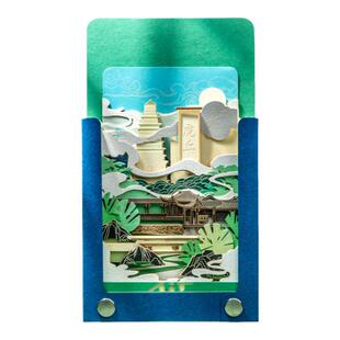 AIT CARD立体便签3D便利贴书签本苏州拙政园虎丘文创礼物企业礼品