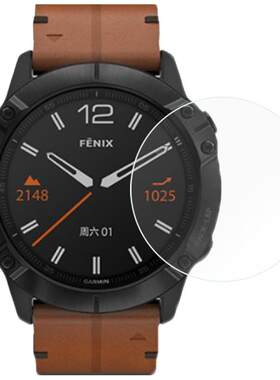 适用于佳明fenix6钢化膜s62手表膜fenix 6pro/6s屏幕飞耐时6贴膜Active/S保护fenix 6spro/6x/6x pro高清防爆