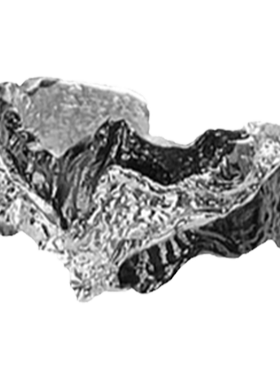 暗黑风灰烬美式复古戒指