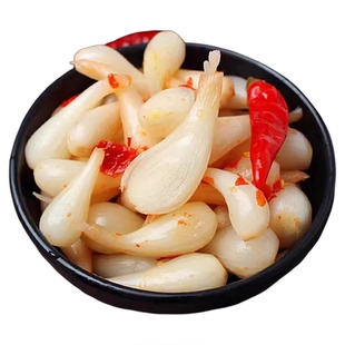 酸辣开胃荞头下饭菜江西特产当季蔬菜腌制教头藠头甜酸罐头拌饭菜