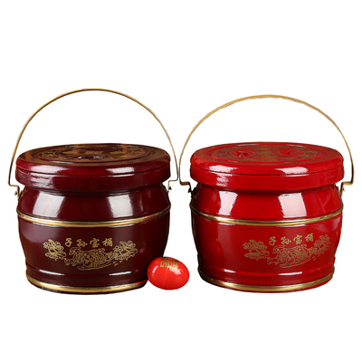 陪嫁子孙桶实木送子孙五宝