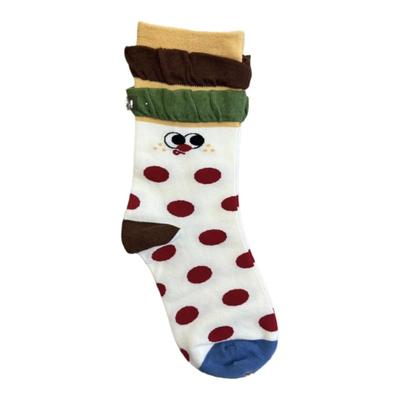 可爱昏了！麦门永存盒装甜美三双组合装立体感精致刺绣