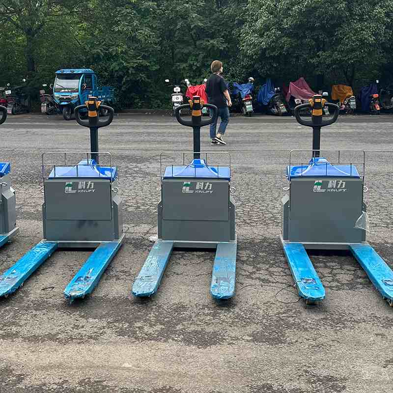科力厂家KLT20E全电动托盘搬运车2/3吨液压电动叉车步行式地牛