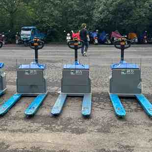 科力厂家KLT20E全电动托盘搬运车2 地牛 3吨液压电动叉车步行式