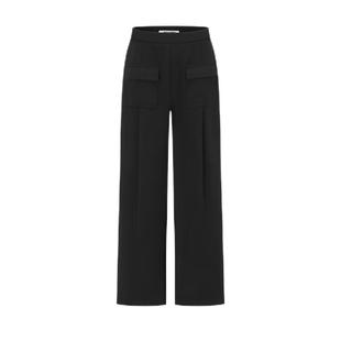 SHRO ENRODéchainéesla系列 女士黑色直筒蛋白皮裤 301469