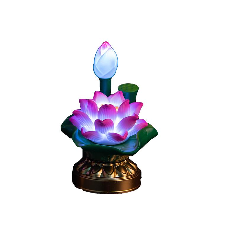 电池佛灯两用led七彩变色