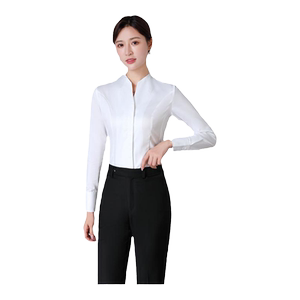 奔驰4s店长袖衬衫销售职业工作服新款女士衬衣工装西装裤修身西裙
