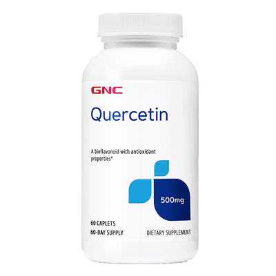 现货美国GNC槲皮素石斛精华60粒Quercetin呼吸道祛痰肺部健康