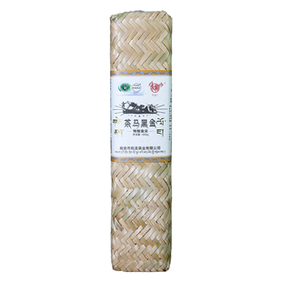 茶马黑金2019雅安藏茶黑茶精制金尖藏茶和龙小竹条四川雅安248g