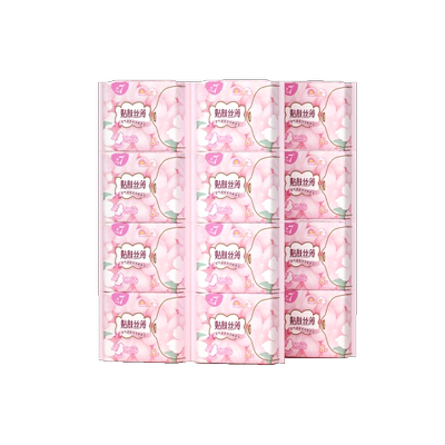 佳期超薄柔棉日用卫生巾整箱96片