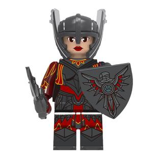 欣宏X0283英雄联盟LOL金克丝贾克斯阿狸第三方益智拼装积木玩具