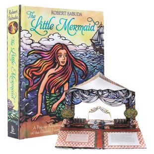 小美人鱼 立体书 英文原版绘本 The Little Mermaid Pop-Up 安徒生作品 童话故事神话女孩爱看的公主童话书籍 六一儿童节送礼