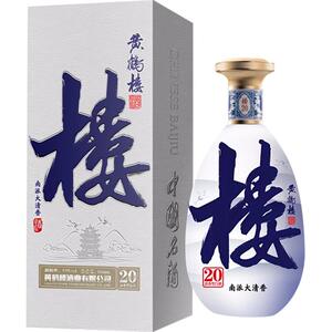 黄鹤楼楼20大清香53度清香型白酒