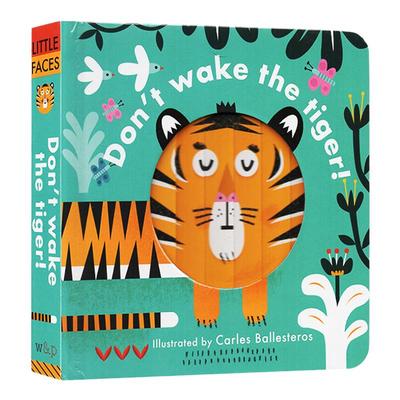 不要弄醒老虎 立体变景书 英文原版 Little Faces Don’t Wake the Tiger 精装 百变脸谱系列Matthew Morgan 全英文版进口英语书