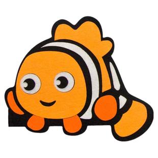 儿童海洋头饰鲨鱼章鱼小丑鱼手工动物表演区节日派对幼儿园道具