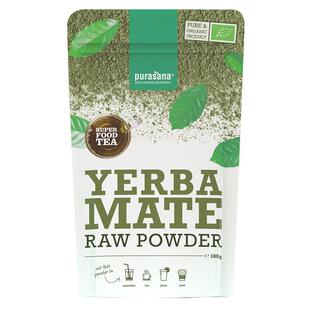 【自营】比利时purasana有机马黛茶粉成人解腻提神梅西同款能量茶