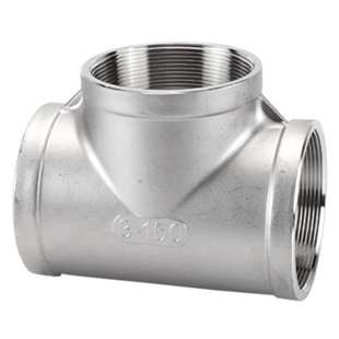 304不锈钢1分至4寸内丝外丝三通DN40/50水油汽管内牙外牙接头配件