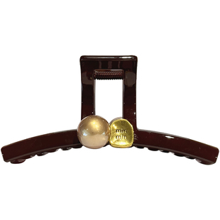 高级感气质珍珠抓夹女秋冬大号发夹女2026新款后脑勺盘发鲨鱼夹子