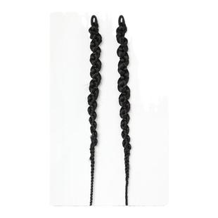 假发辫子新中式假发辫马尾假辫子女麻花辫侧边古风古典舞头饰辫子