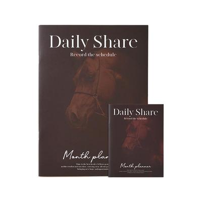 卡杰2026马年A4小秘书日程本套装