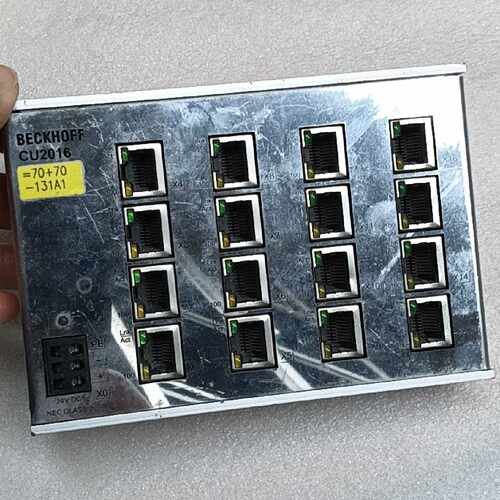 溢价-BECKHOFF CU2016-0000工业以太网交换机，德
