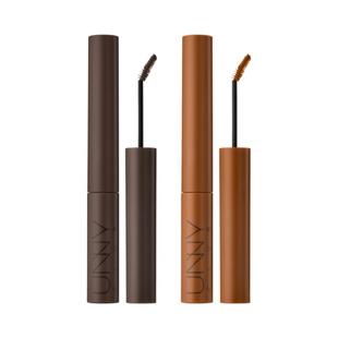 unny染眉膏女浅色防水持久不易脱色睫毛膏染色膏眉毛定型膏水眉膏