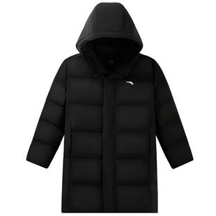 三防安踏儿童羽绒服男童中长款2026冬季新款中大童棉羽外套羽绒服