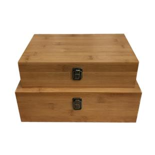 定做竹木包装盒竹木长方形A4纸收纳盒定制竹盒子楠竹茶叶盒礼品盒
