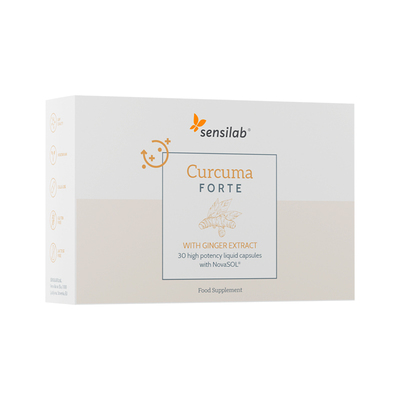 Sensilab姜黄素胶囊专利液体护关节有机抗内服炎30粒
