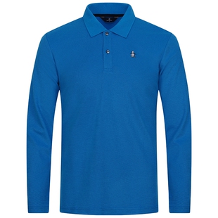 MUNSINGWEAR万星威男士秋冬高尔夫运动长袖Polo衫