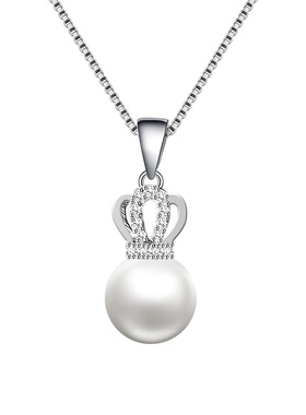 银饰品天然珍珠颈链吊坠