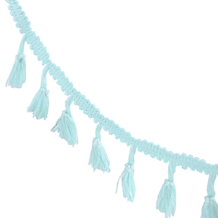 涤纶流苏花边辅料DIY手工材料桌布蕾丝带扫把窗帘装饰布艺小配饰