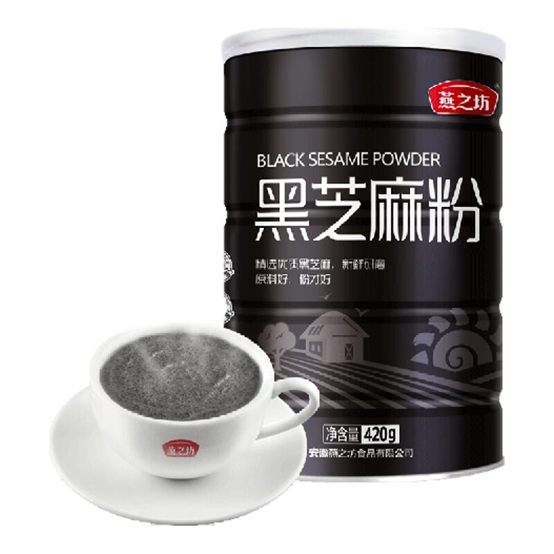 燕之坊速食营养早餐黑芝麻粉420g