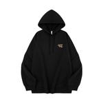 乔丹红色卫衣男女同款冬季新款连帽新年宽松本命年上衣情侣套头衫