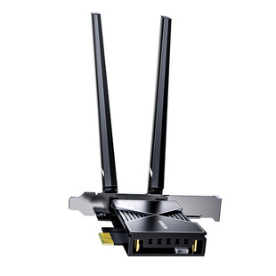 绿联PCIE无线网卡蓝牙二合一台式机wifi7接收发射器内置PCIE转接板插电脑主机5.4蓝牙适配器5G千兆双频信号